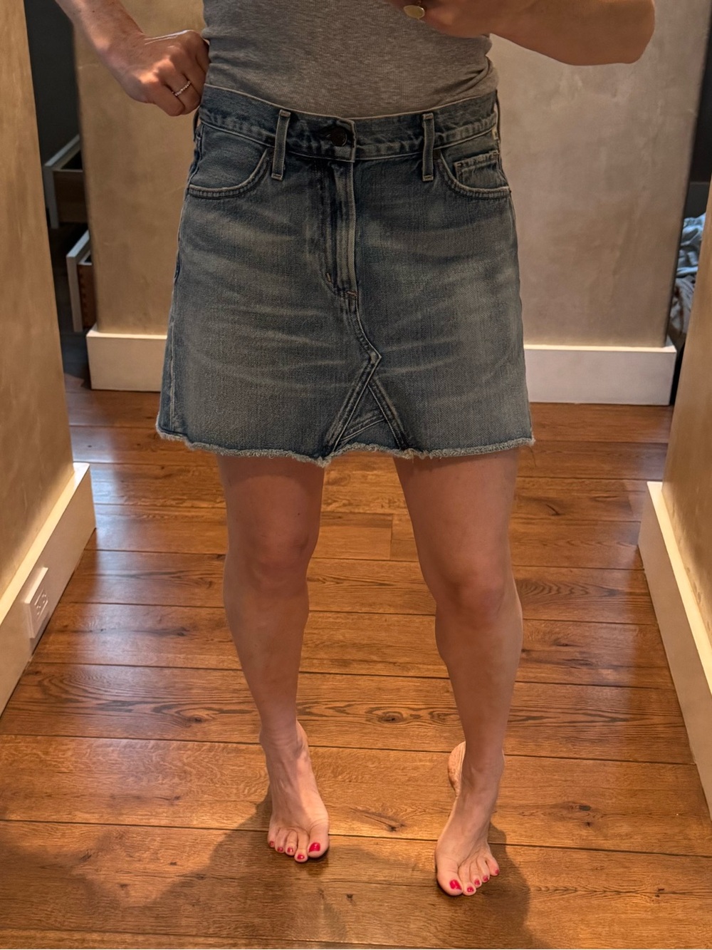 Citizens of Humanity Denim Mini Skirt